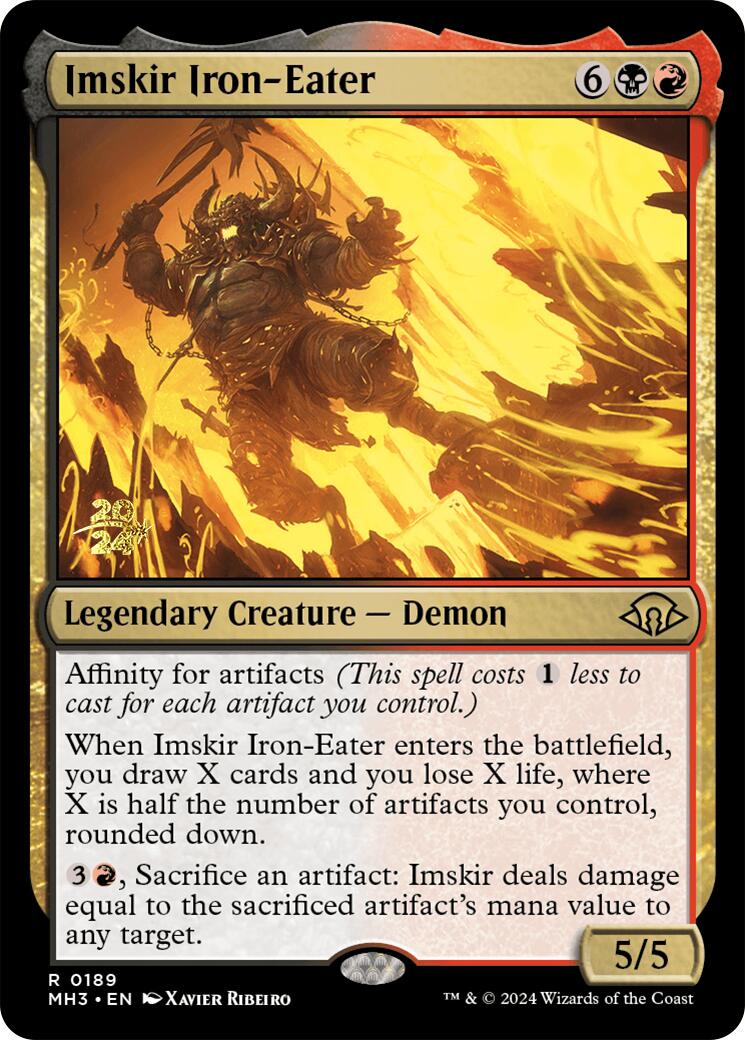 Imskir Iron-Eater [Modern Horizons 3 Prerelease Promos] | Odin's Place