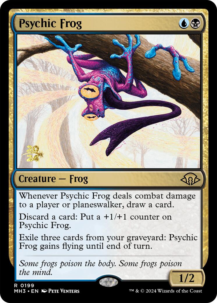Psychic Frog [Modern Horizons 3 Prerelease Promos] | Odin's Place