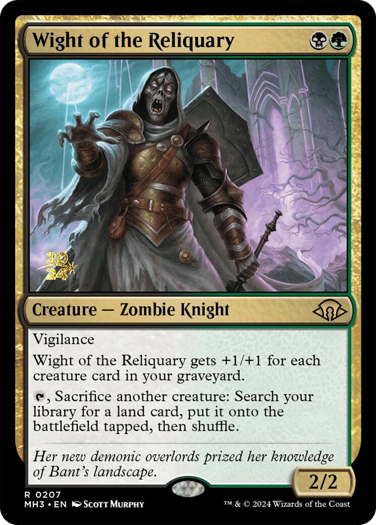 Wight of the Reliquary [Modern Horizons 3 Prerelease Promos] | Odin's Place