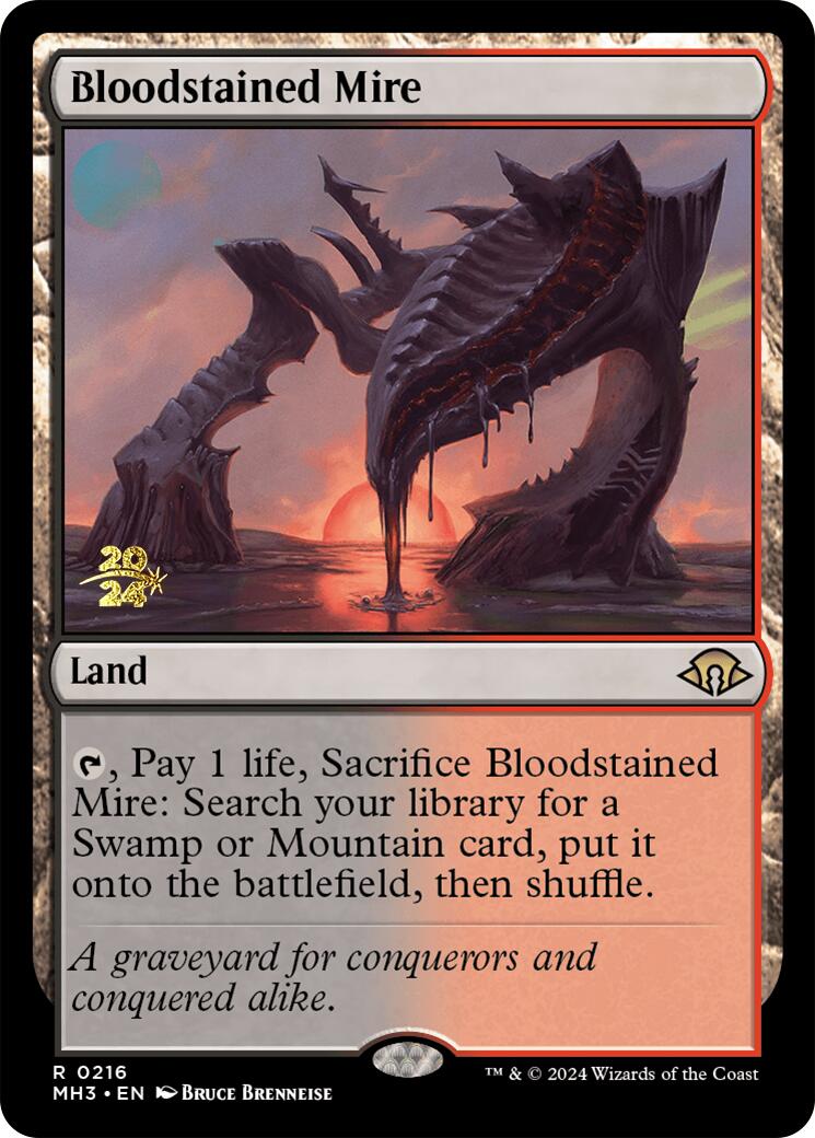 Bloodstained Mire [Modern Horizons 3 Prerelease Promos] | Odin's Place