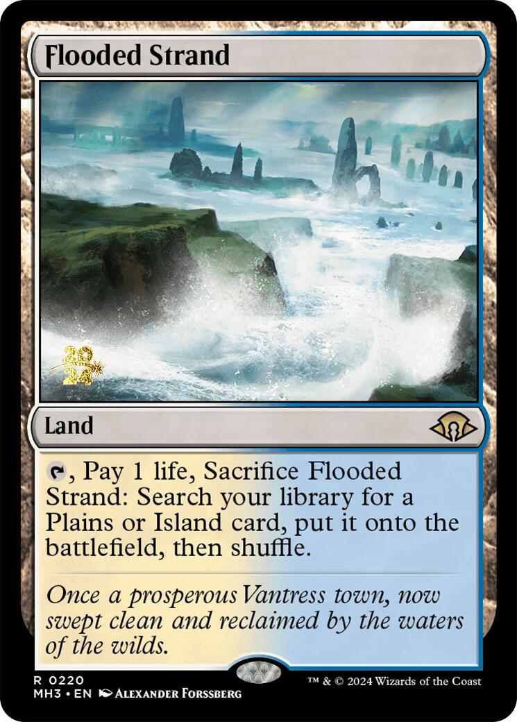Flooded Strand [Modern Horizons 3 Prerelease Promos] | Odin's Place