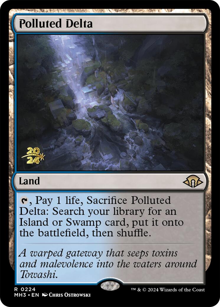Polluted Delta [Modern Horizons 3 Prerelease Promos] | Odin's Place