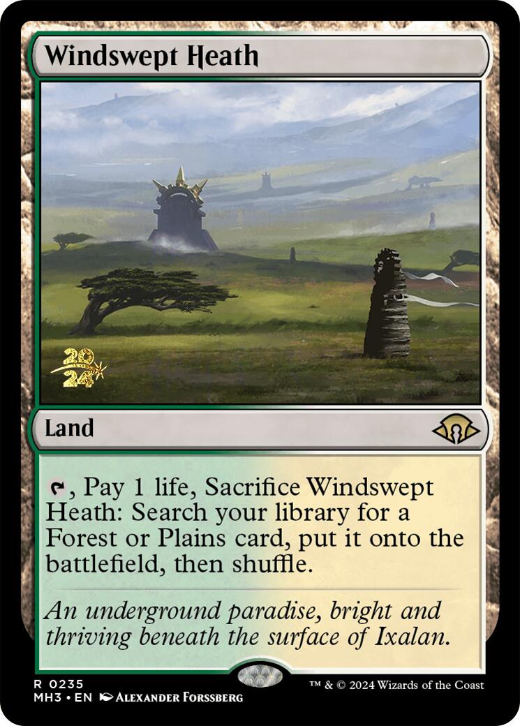 Windswept Heath [Modern Horizons 3 Prerelease Promos] | Odin's Place