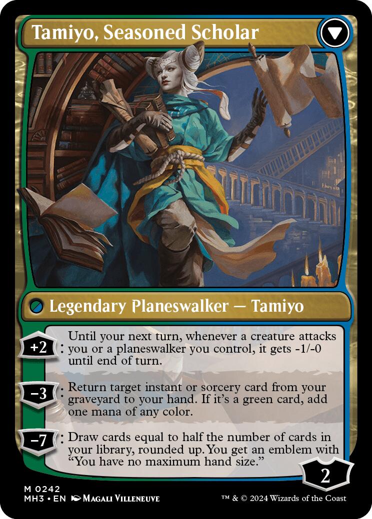 Tamiyo, Inquisitive Student [Modern Horizons 3 Prerelease Promos] | Odin's Place