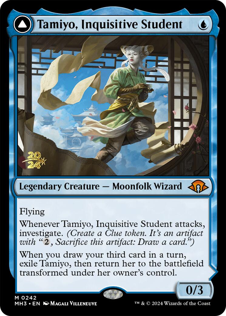 Tamiyo, Inquisitive Student [Modern Horizons 3 Prerelease Promos] | Odin's Place