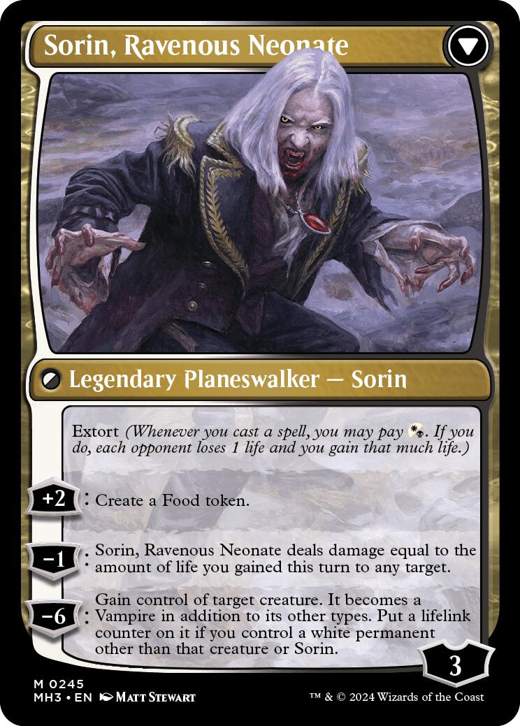 Sorin of House Markov [Modern Horizons 3 Prerelease Promos] | Odin's Place