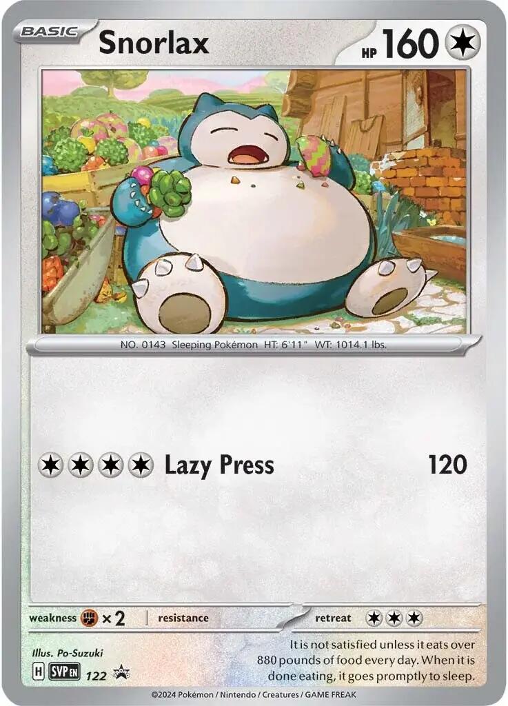 Snorlax (122) [Scarlet & Violet: Black Star Promos] | Odin's Place