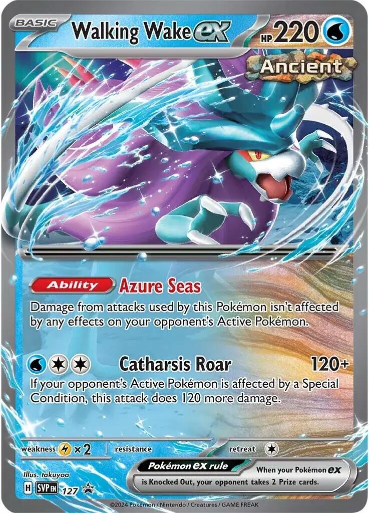 Walking Wake ex (127) [Scarlet & Violet: Black Star Promos] | Odin's Place