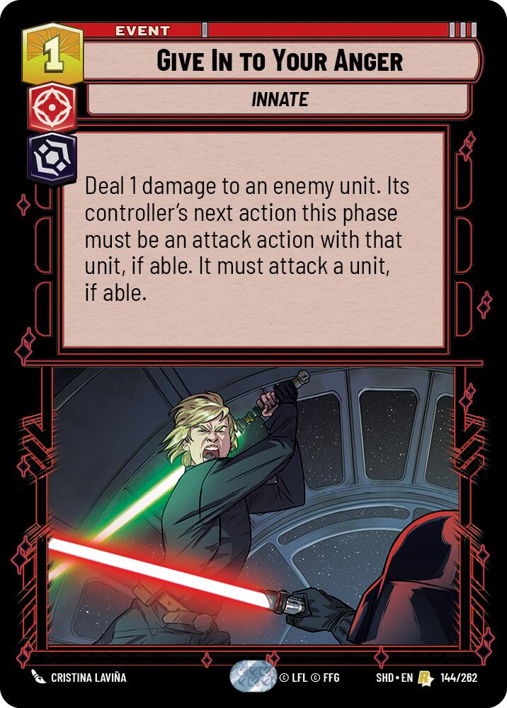 Give In to Your Anger (144/262) (144/262) [Shadows of the Galaxy] | Odin's Place