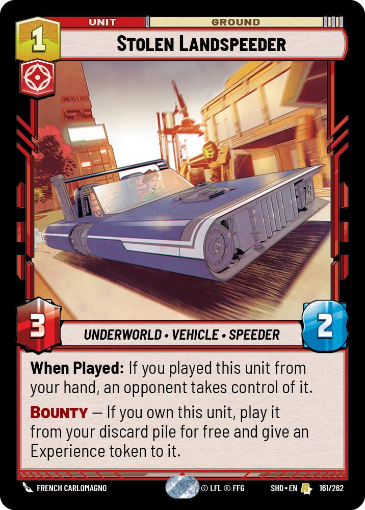 Stolen Landspeeder (161/262) (161/262) [Shadows of the Galaxy] | Odin's Place