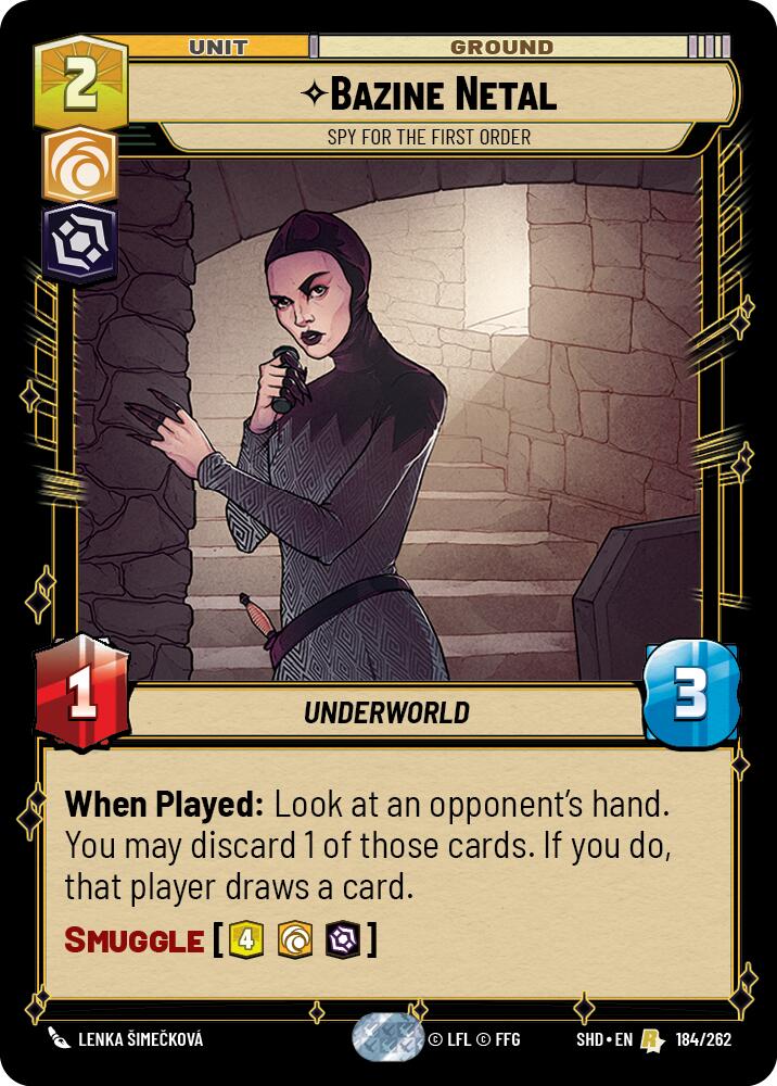 Bazine Netal - Spy for the First Order (184/262) (184/262) [Shadows of the Galaxy] | Odin's Place