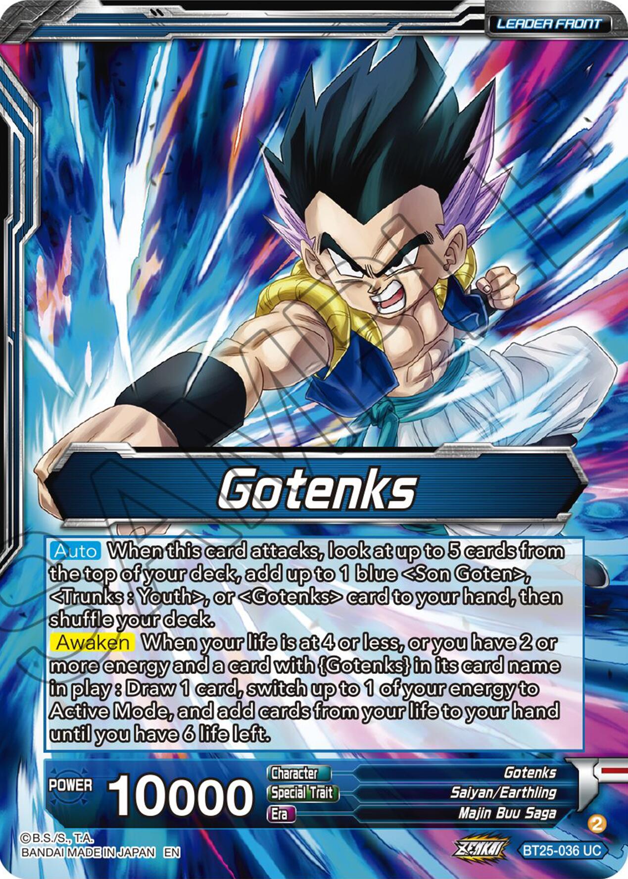 Gotenks // SS3 Gotenks, Power of the Strongest Rookie (BT25-036) [Legend of the Dragon Balls] | Odin's Place