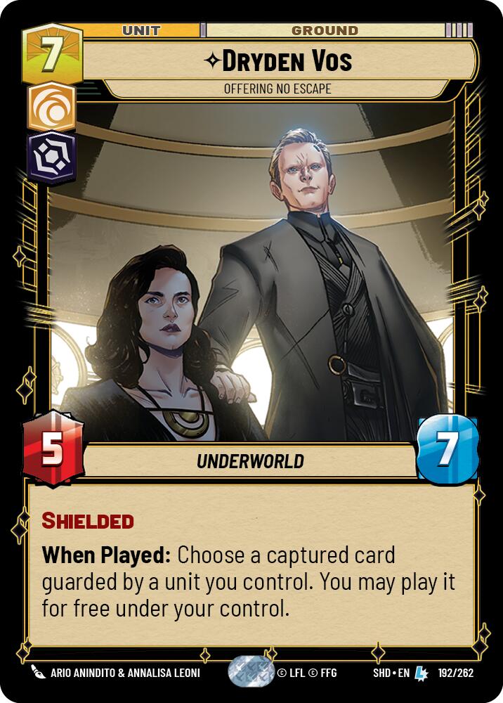 Dryden Vos - Offering No Escape (192/262) (192/262) [Shadows of the Galaxy] | Odin's Place