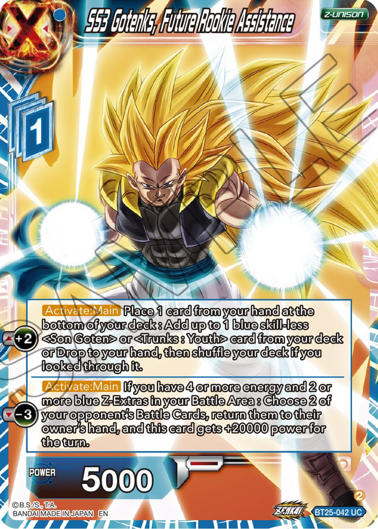 SS3 Gotenks, Future Rookie Assitance (BT25-042) [Legend of the Dragon Balls] | Odin's Place
