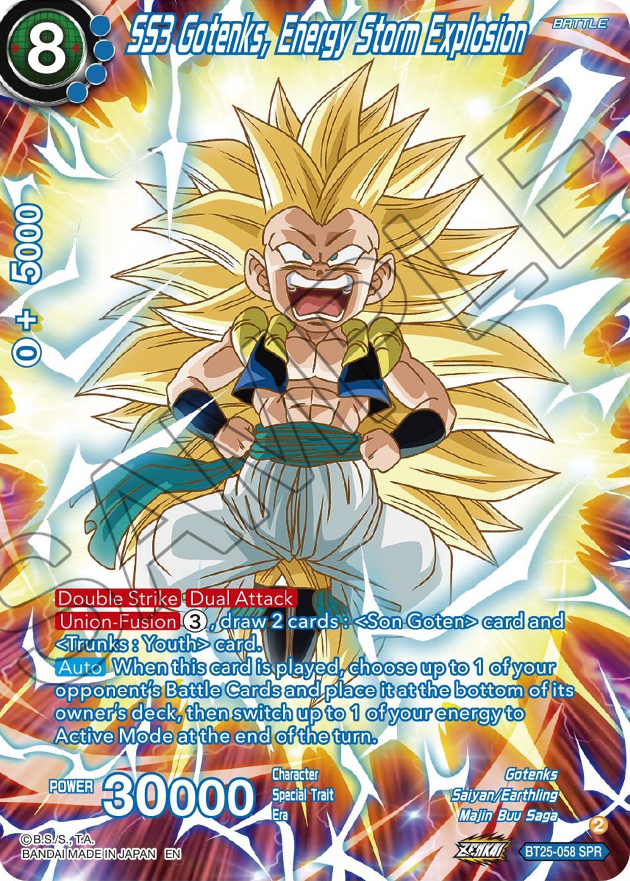 SS3 Gotenks, Energy Storm Explosion (SPR) (BT25-058) [Legend of the Dragon Balls] | Odin's Place