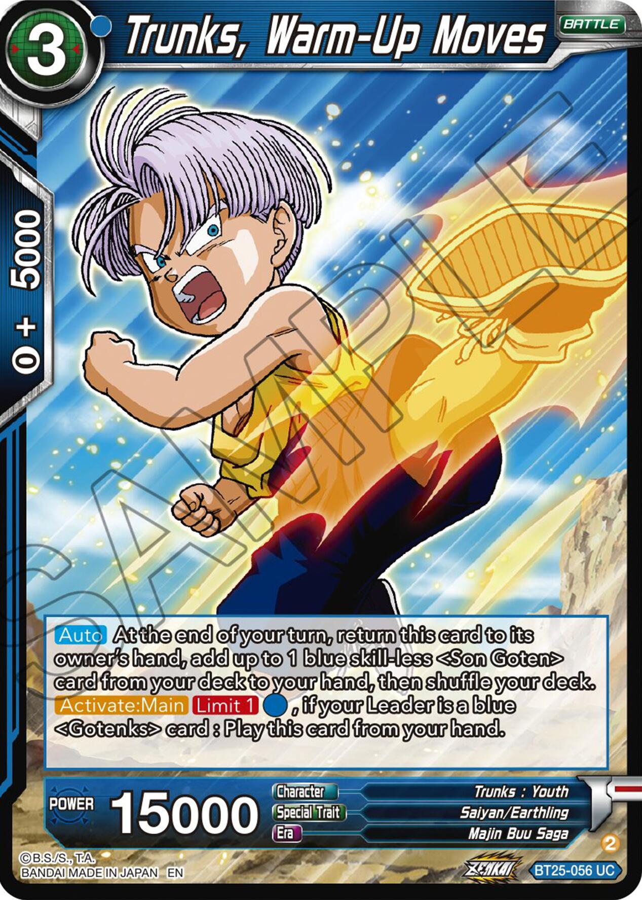 Trucks, Warm-Up Moves (BT25-056) [Legend of the Dragon Balls] | Odin's Place