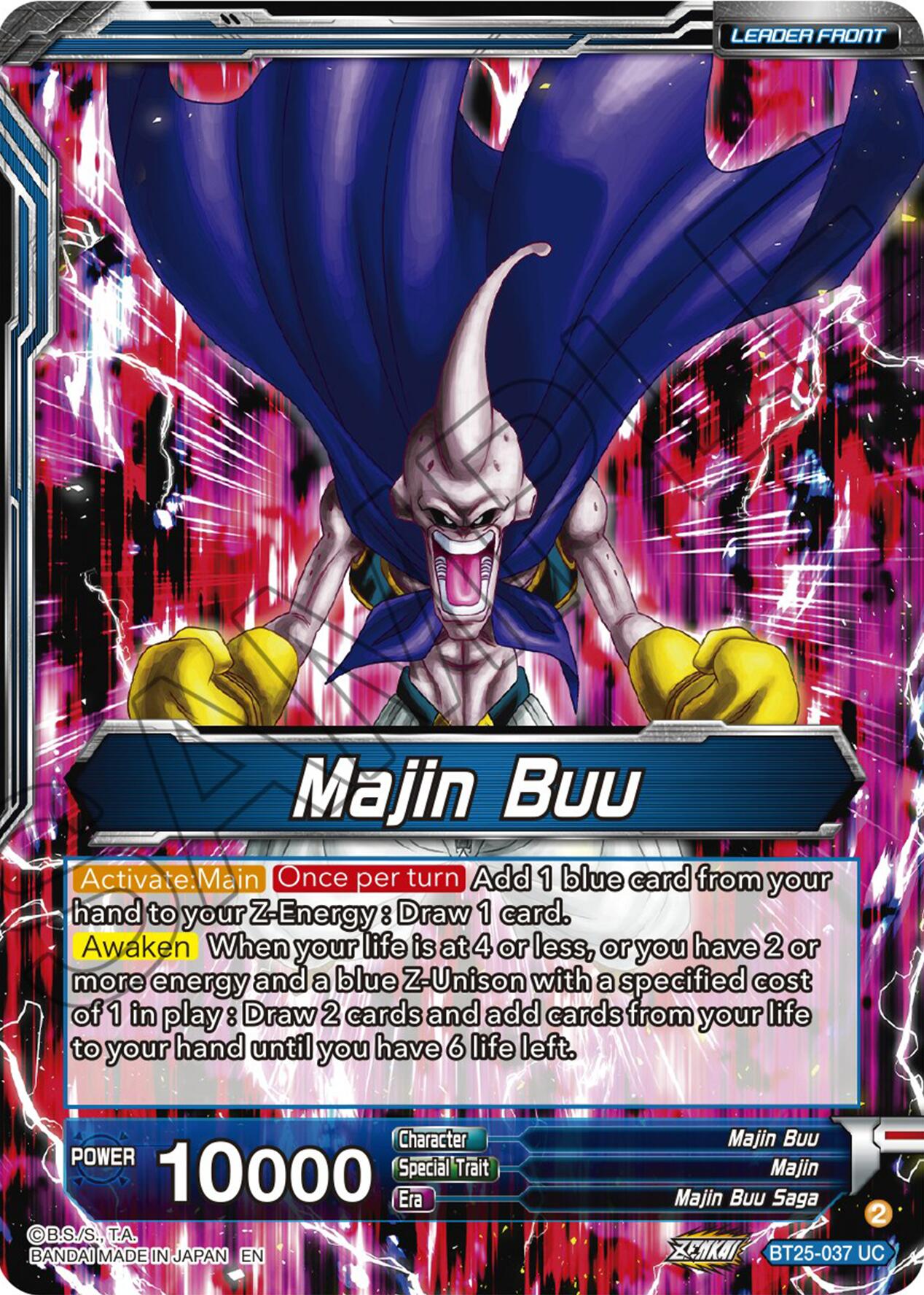 Majin Buu // Majin Buu, Shape-Shifter (BT25-037) [Legend of the Dragon Balls] | Odin's Place