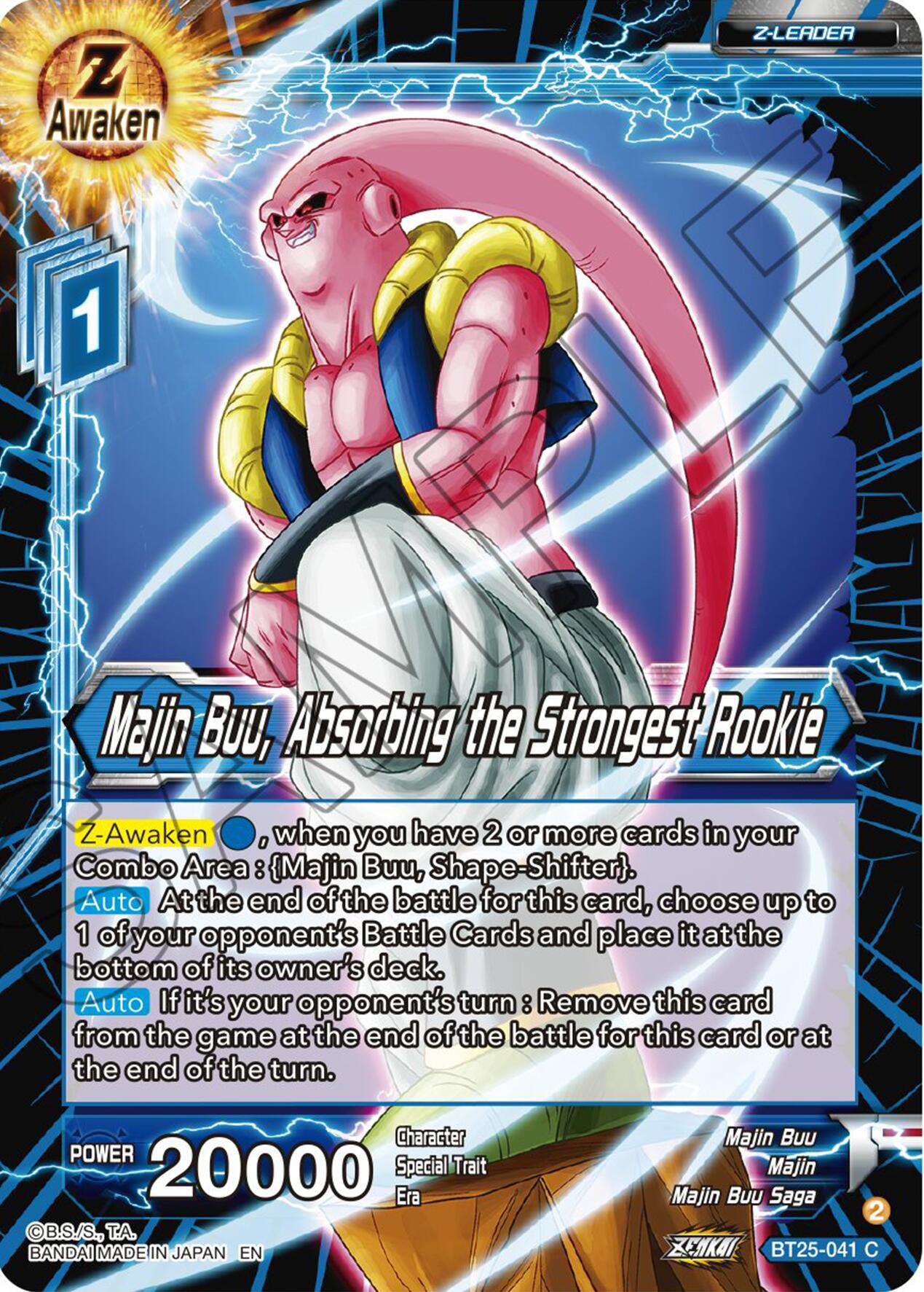 Majin Buu, Absorbing the Strongest Rookie (BT25-041) [Legend of the Dragon Balls] | Odin's Place