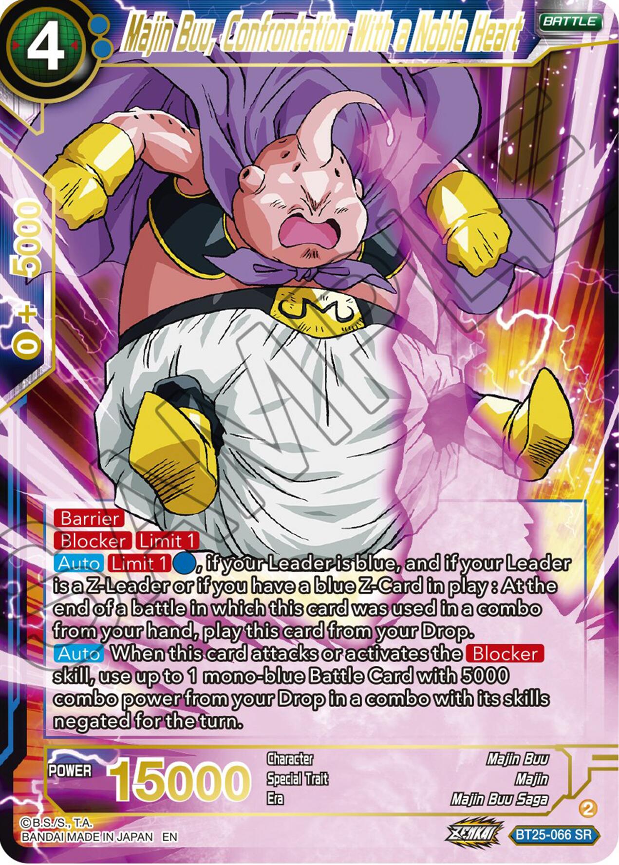 Majin Buu, Confrontaliter With a Mobile Heat (BT25-066) [Legend of the Dragon Balls] | Odin's Place
