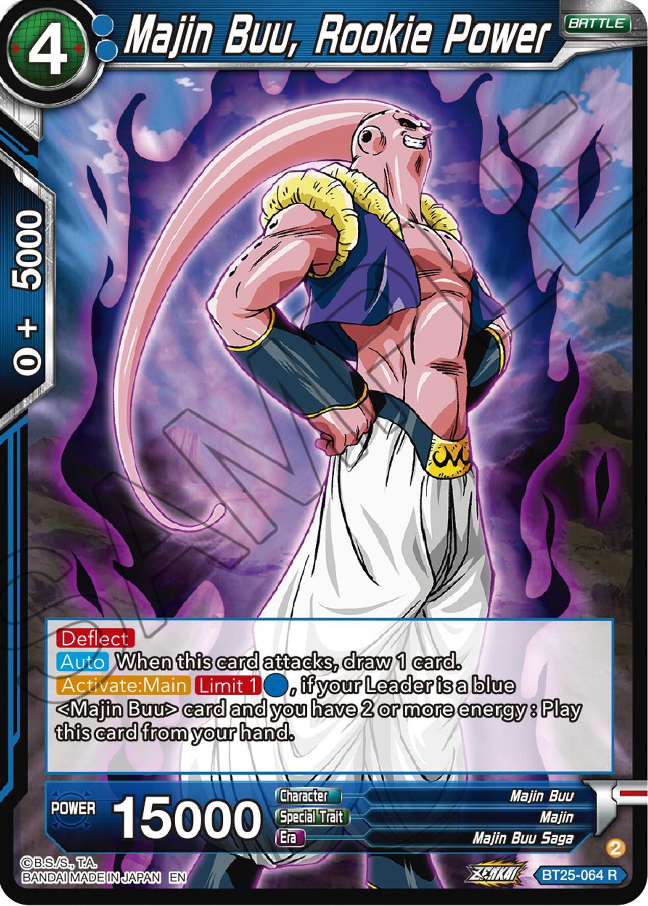Majin Buu, Rookie Power (BT25-064) [Legend of the Dragon Balls] | Odin's Place