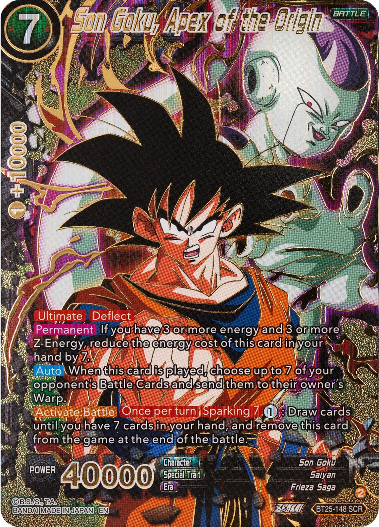 Son Goku, Apex of the Origin (BT25-148) [Legend of the Dragon Balls] | Odin's Place