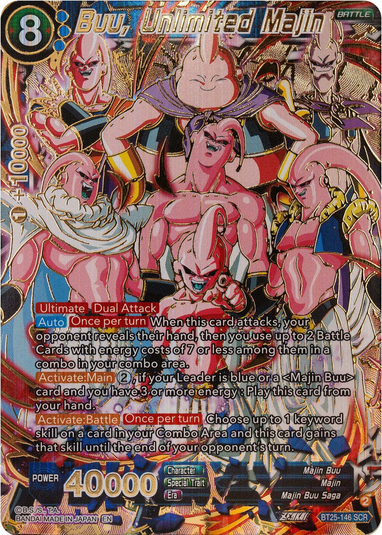 Buu, Unlimited Majin (BT25-146) [Legend of the Dragon Balls] | Odin's Place