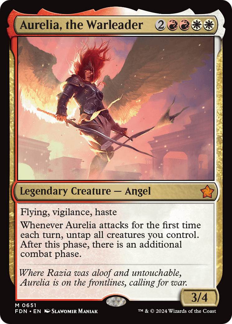 Aurelia, the Warleader [Foundations] | Odin's Place