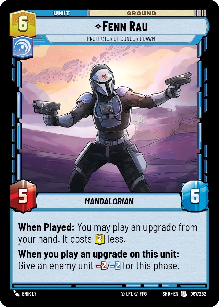 Fenn Rau - Protector of Concord Dawn (067/262) (067/262) [Shadows of the Galaxy] | Odin's Place