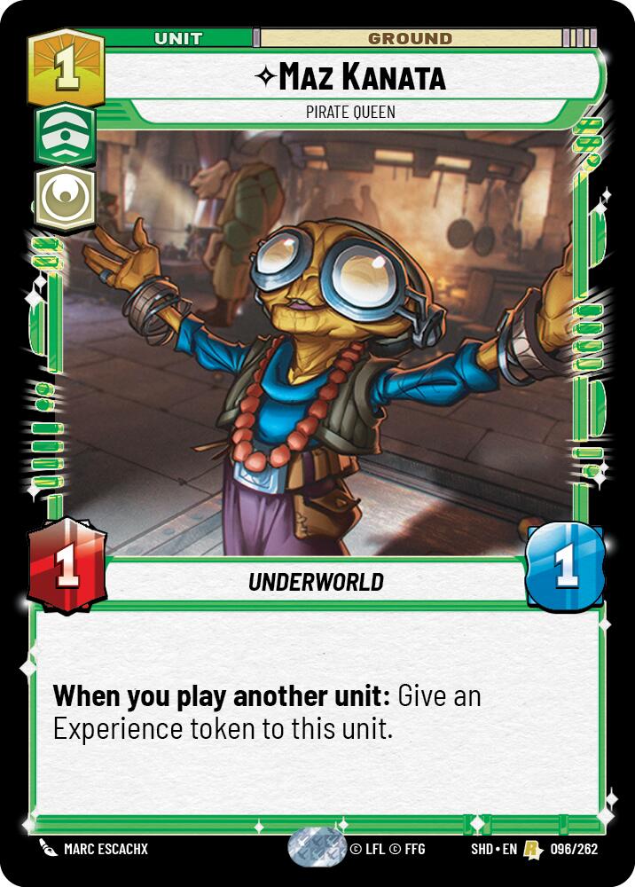 Maz Kanata - Pirate Queen (096/262) (096/262) [Shadows of the Galaxy] | Odin's Place
