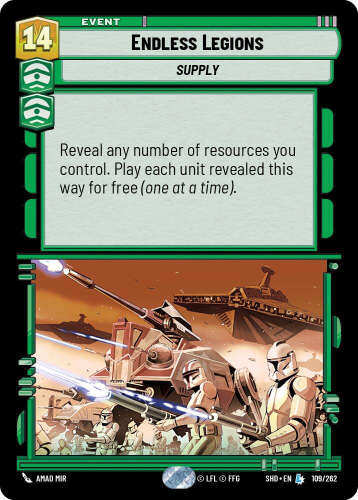 Endless Legions (109/262) (109/262) [Shadows of the Galaxy] | Odin's Place