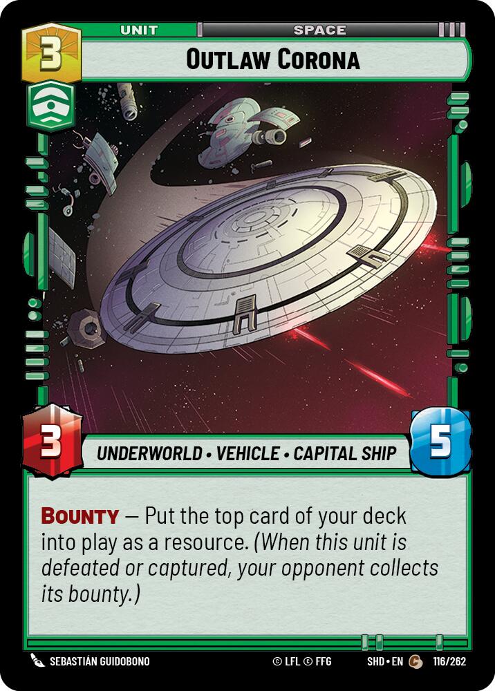 Outlaw Corona (116/262) (116/262) [Shadows of the Galaxy] | Odin's Place