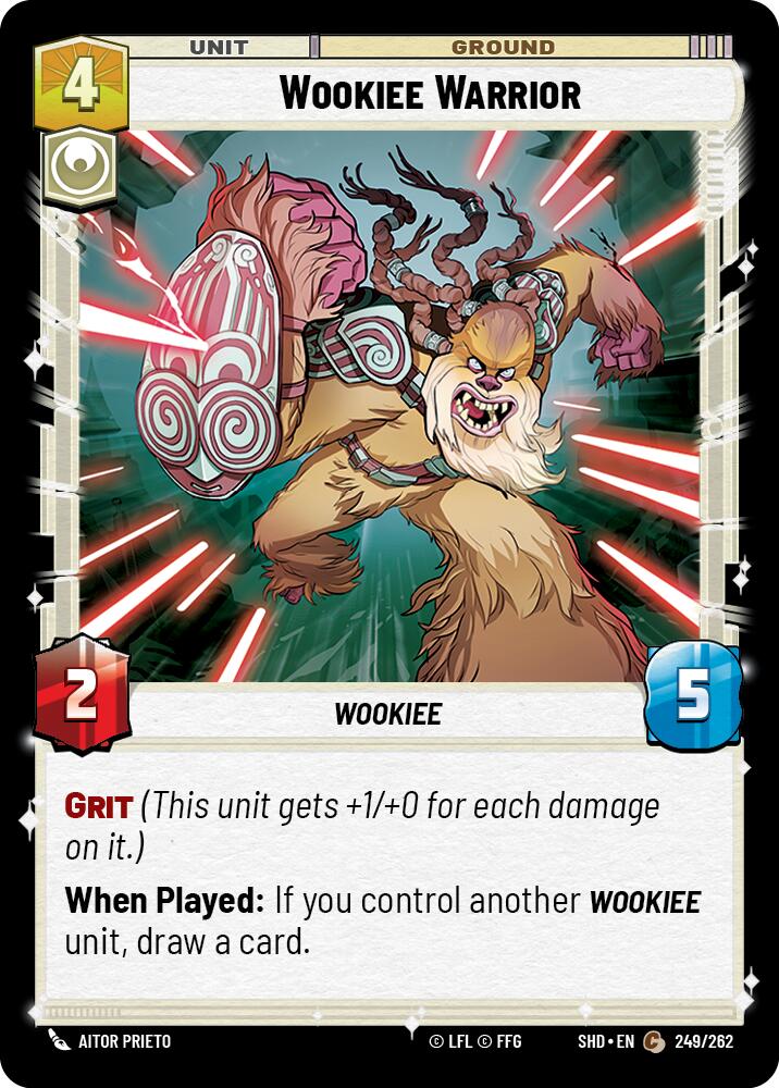 Wookiee Warrior (249/262) (249/262) [Shadows of the Galaxy] | Odin's Place