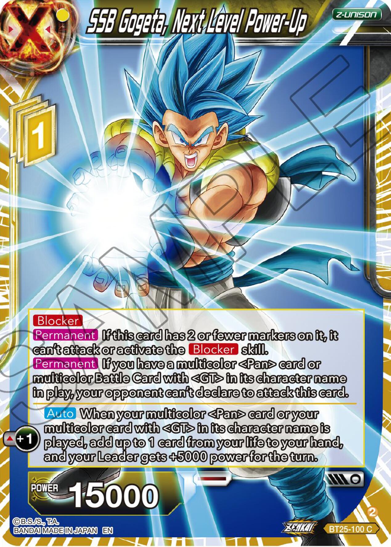 SSB Gogeta, Next Level Power-Up (BT25-100) [Legend of the Dragon Balls] | Odin's Place