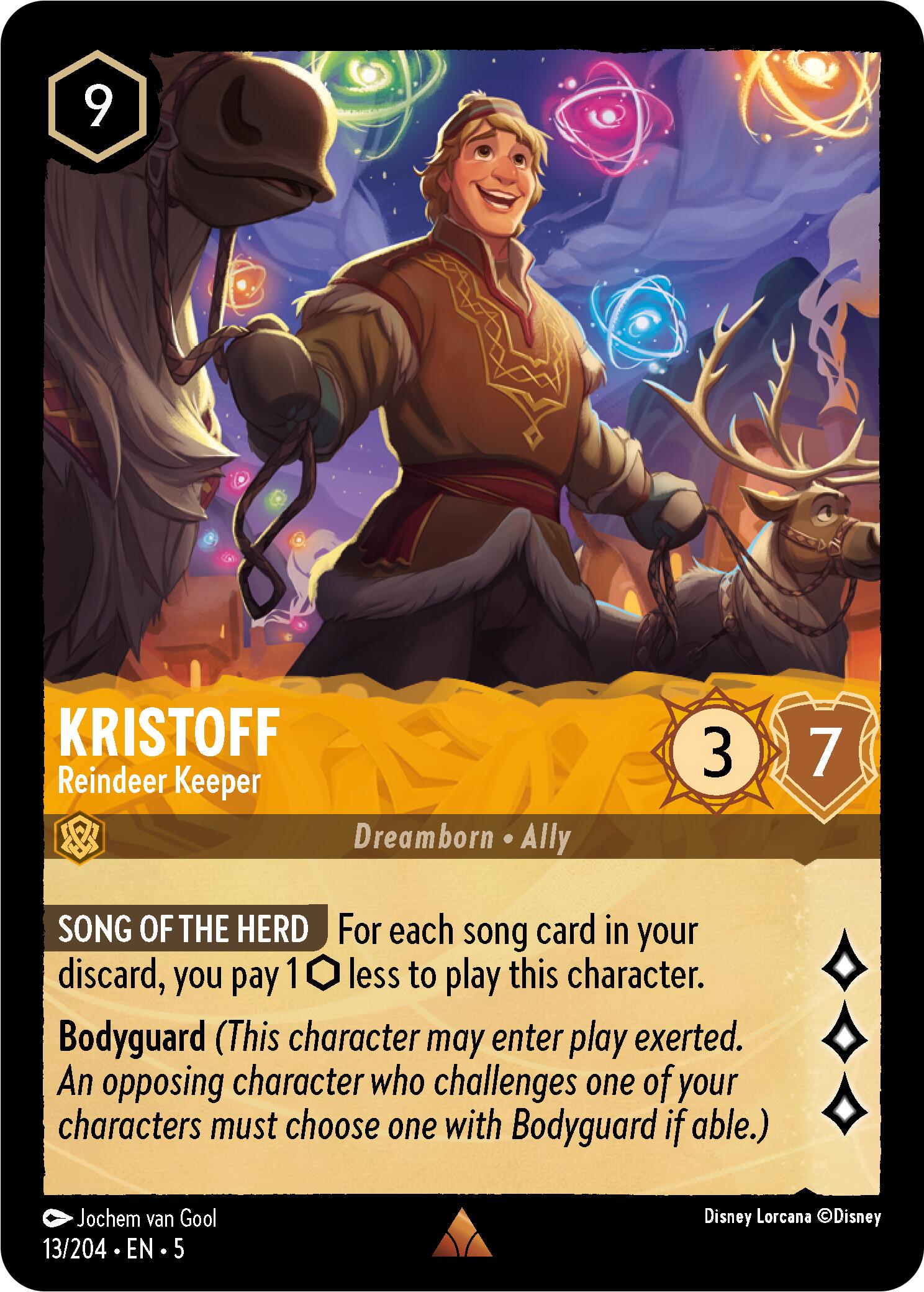 Kristoff - Reindeer Keeper (13/204) [Shimmering Skies] | Odin's Place