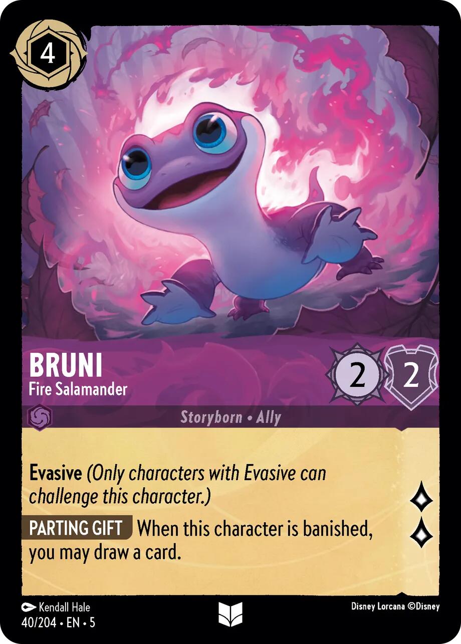 Bruni - Fire Salamander (40/204) [Shimmering Skies] | Odin's Place