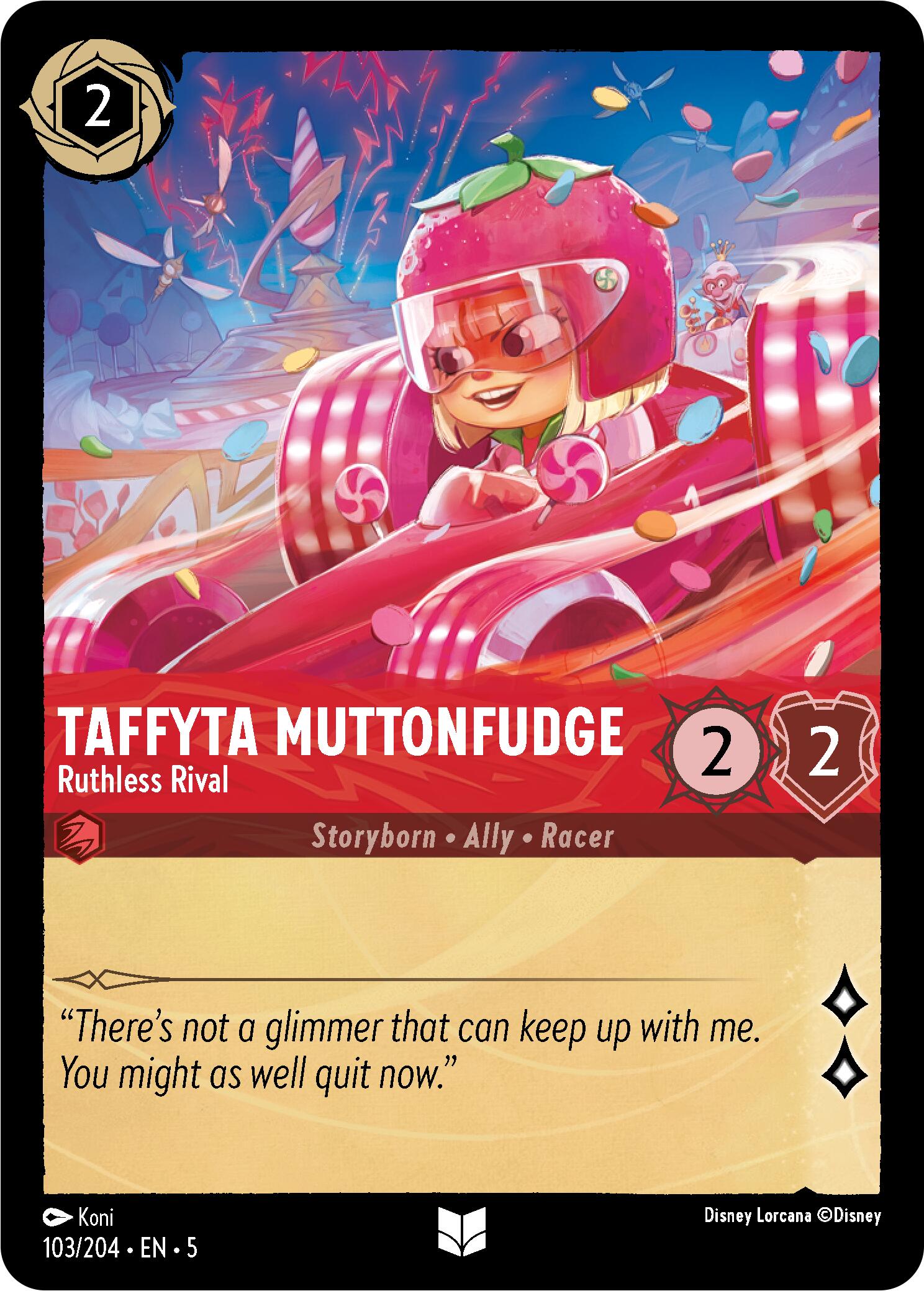 Taffyta Muttonfudge - Ruthless Rival (103/204) [Shimmering Skies] | Odin's Place