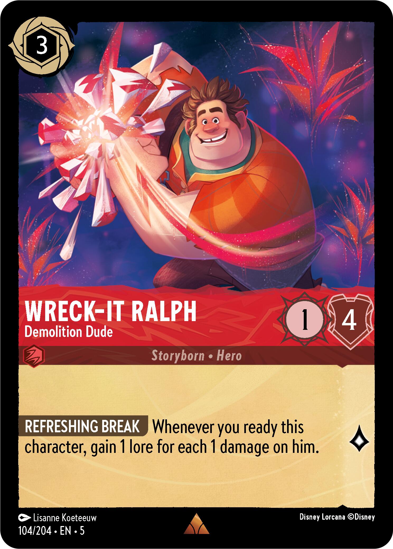 Wreck-It Ralph - Demolition Dude (104/204) [Shimmering Skies] | Odin's Place