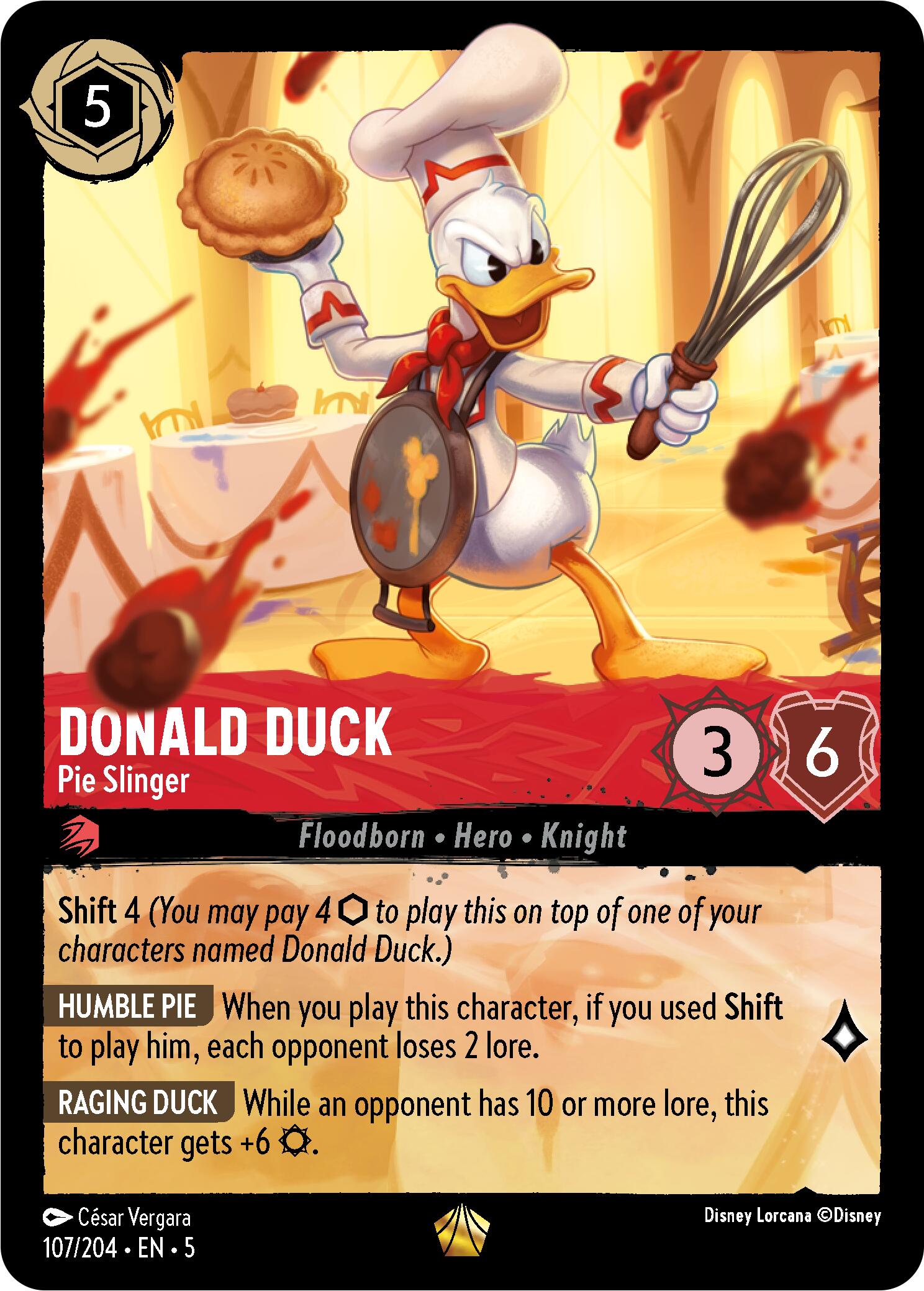 Donald Duck - Pie Slinger (107/204) [Shimmering Skies] | Odin's Place