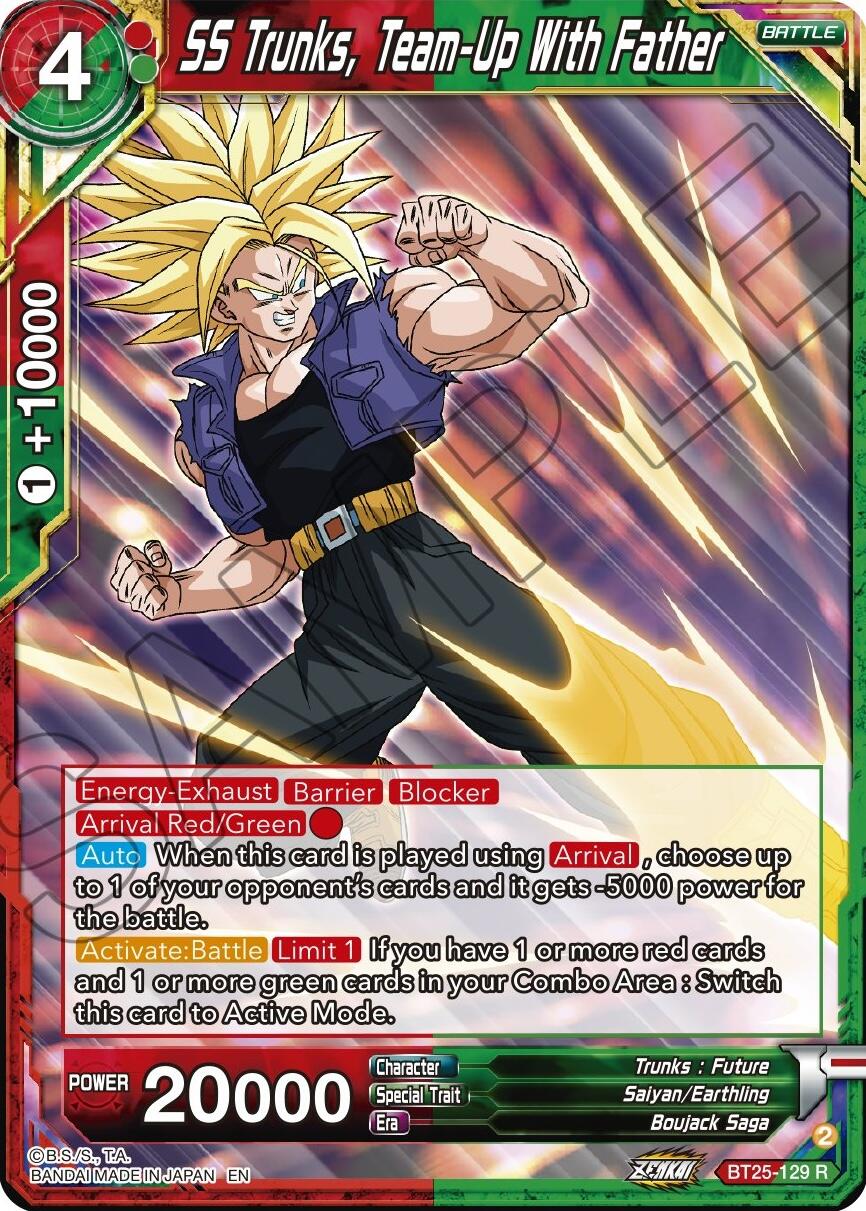 SS Trunks, Team-Up With Father (BT25-129) [Legend of the Dragon Balls] | Odin's Place