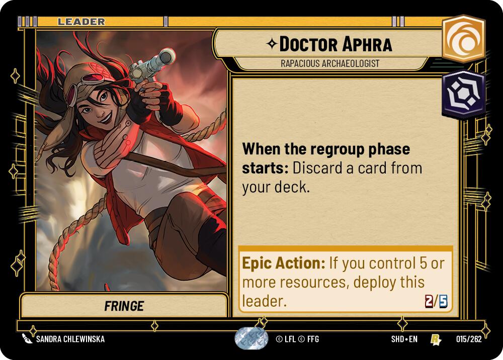 Doctor Aphra - Rapacious Archaeologist (015/262) (015/262) [Shadows of the Galaxy] | Odin's Place