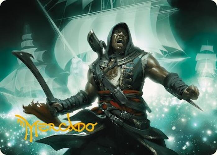 Adewale, Breaker of Chains Art Card (Gold-Stamped Signature) [Assassin's Creed Art Series] | Odin's Place