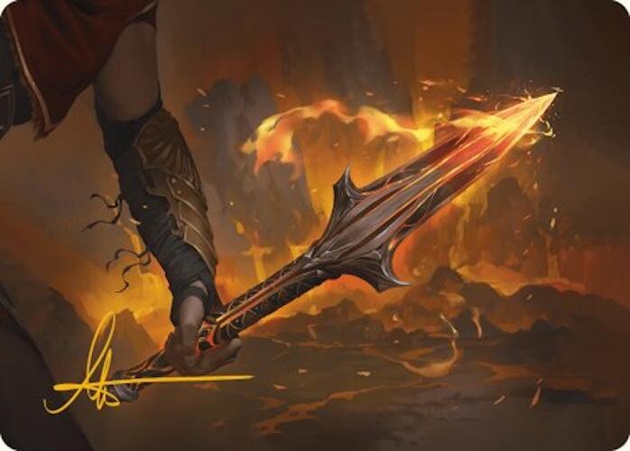 The Spear of Leonidas Art Card (Gold-Stamped Signature) [Assassin's Creed Art Series] | Odin's Place