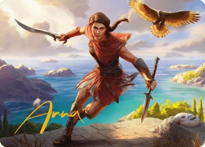 Kassandra, Eagle Bearer Art Card (Gold-Stamped Signature) [Assassin's Creed Art Series] | Odin's Place