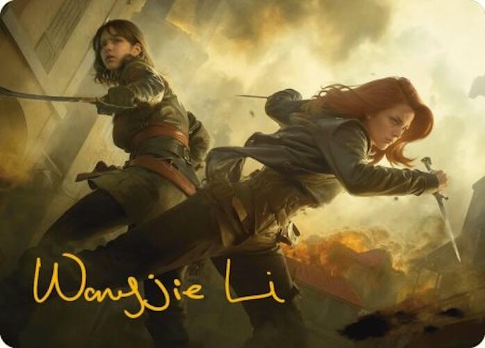 Mary Read and Anne Bonny Art Card (Gold-Stamped Signature) [Assassin's Creed Art Series] | Odin's Place
