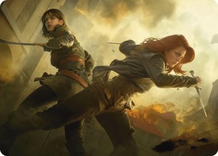 Mary Read and Anne Bonny Art Card [Assassin's Creed Art Series] | Odin's Place