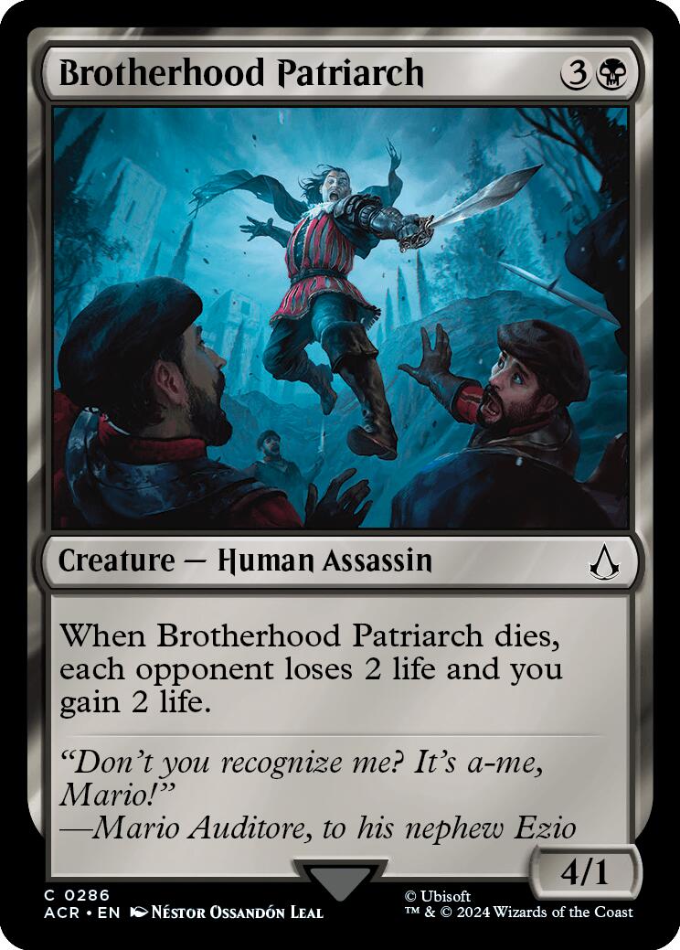 Brotherhood Patriarch [Assassin's Creed] | Odin's Place