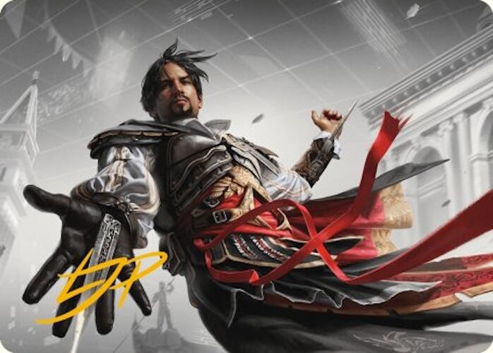 Ezio Auditore da Firenze Art Card (Gold-Stamped Signature) [Assassin's Creed Art Series] | Odin's Place