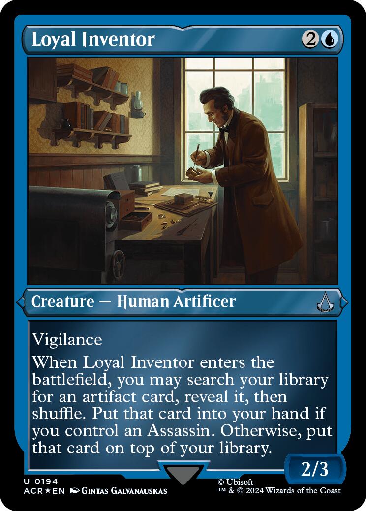 Loyal Inventor (Foil Etched) [Assassin's Creed] | Odin's Place