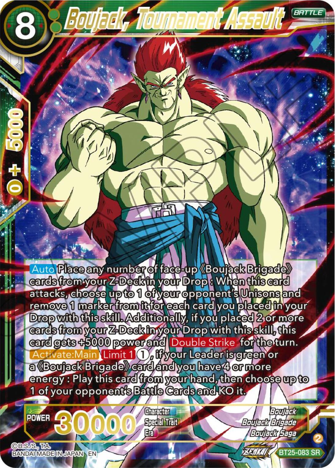 Boujack, Tournament Assault (BT25-083) [Legend of the Dragon Balls] | Odin's Place