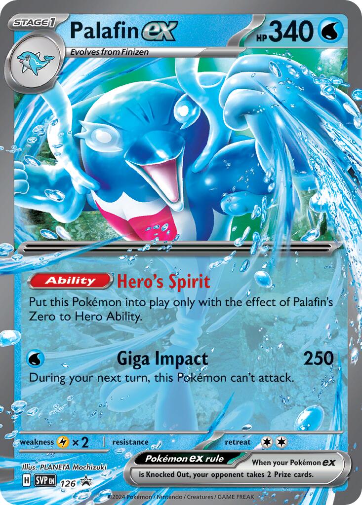 Palafin ex (126) [Scarlet & Violet: Black Star Promos] | Odin's Place